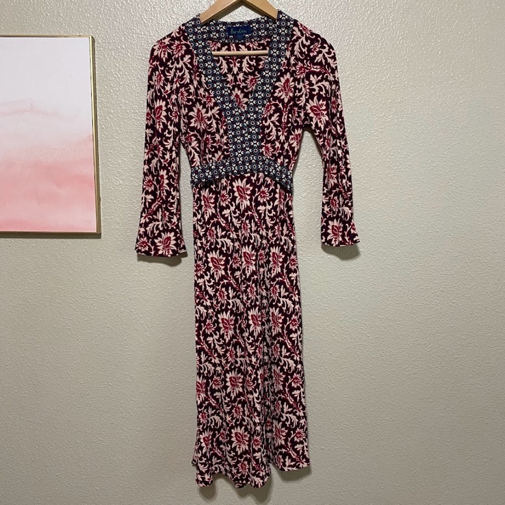 Boden Midi long sleeve Dress.